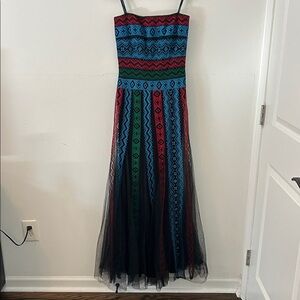 Tadashi Shoji Strapless “Gaja” Gown